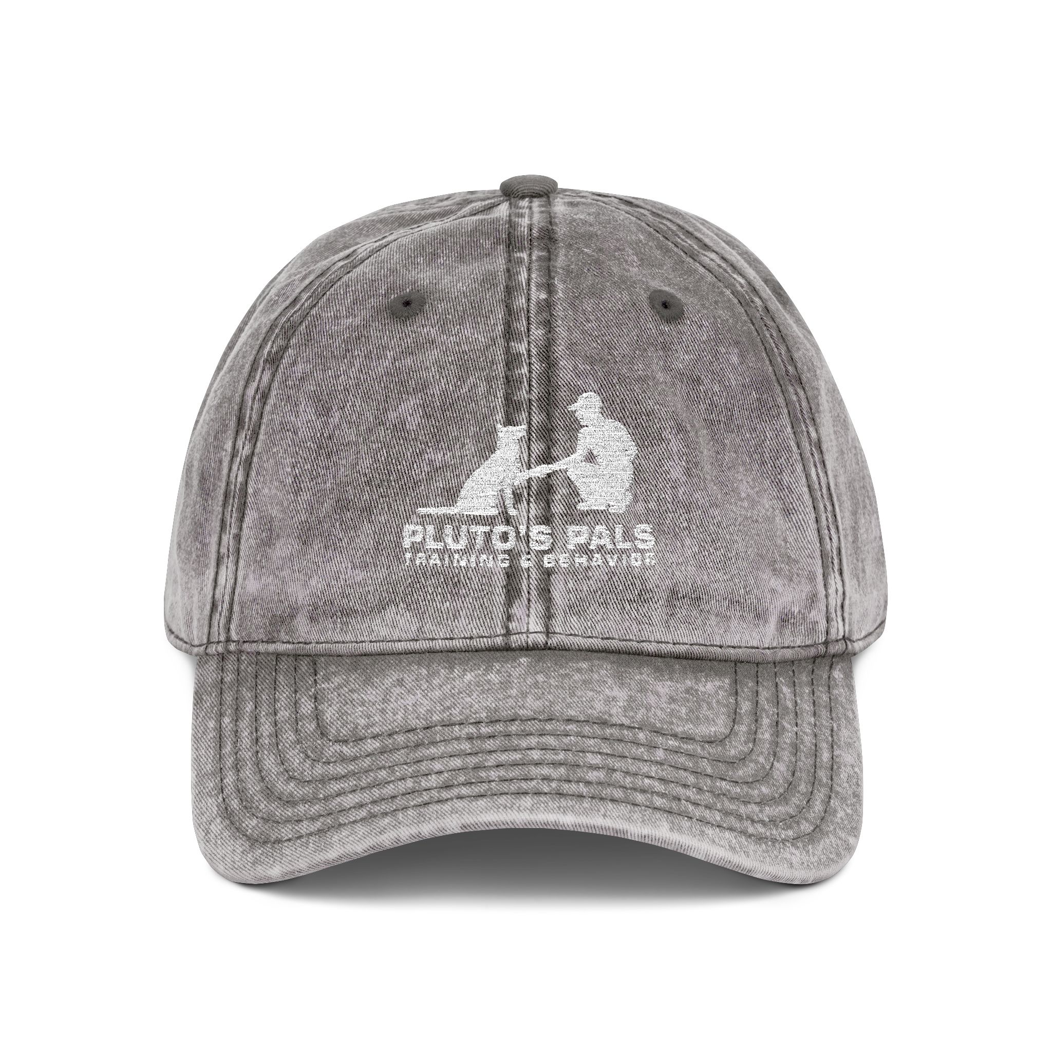 Vintage Embroidered Baseball Cap — Pluto & Earl Pet Rescue Logo - Image 5