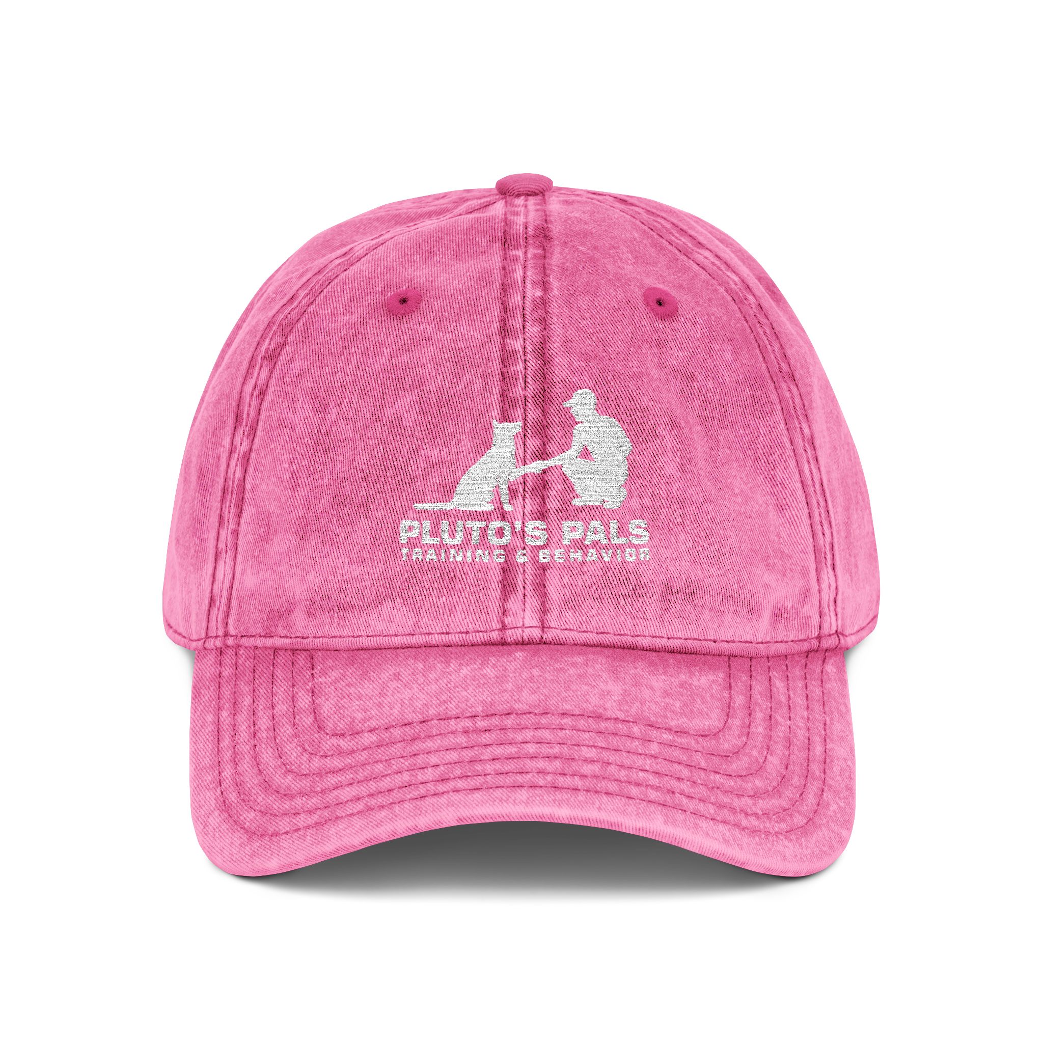 Vintage Embroidered Baseball Cap — Pluto & Earl Pet Rescue Logo - Image 17