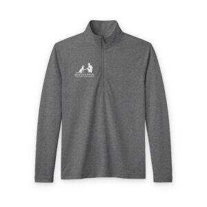 Copy of Quarter-Zip Pullover - 'Paws & Play' Red Dog Logo