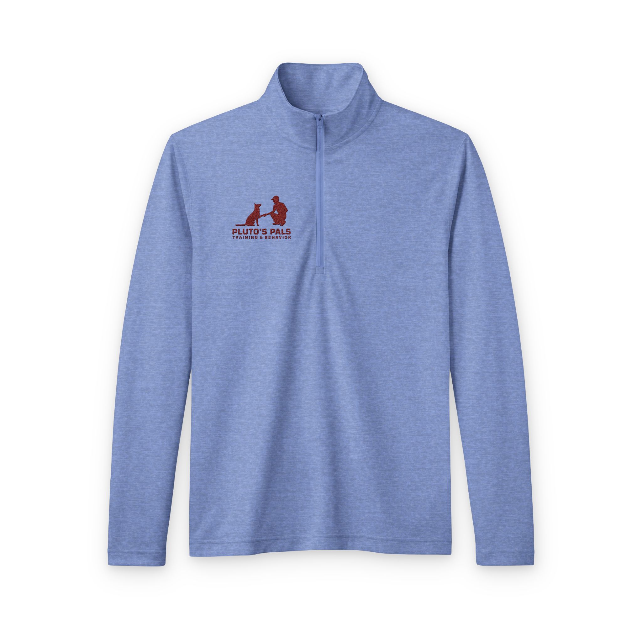 Quarter-Zip Pullover - 'Paws & Play' Red Dog Logo - Image 7
