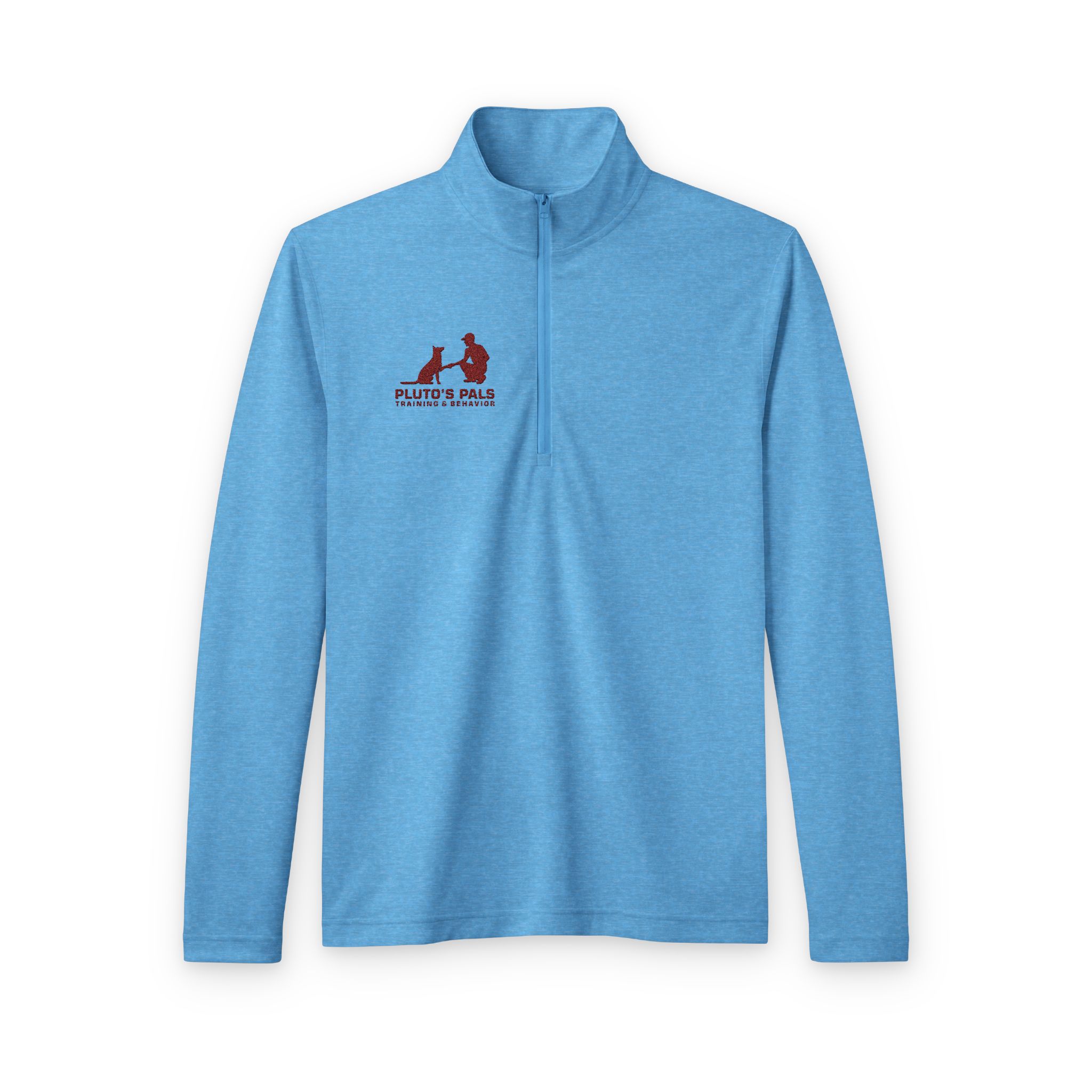 Quarter-Zip Pullover - 'Paws & Play' Red Dog Logo - Image 5