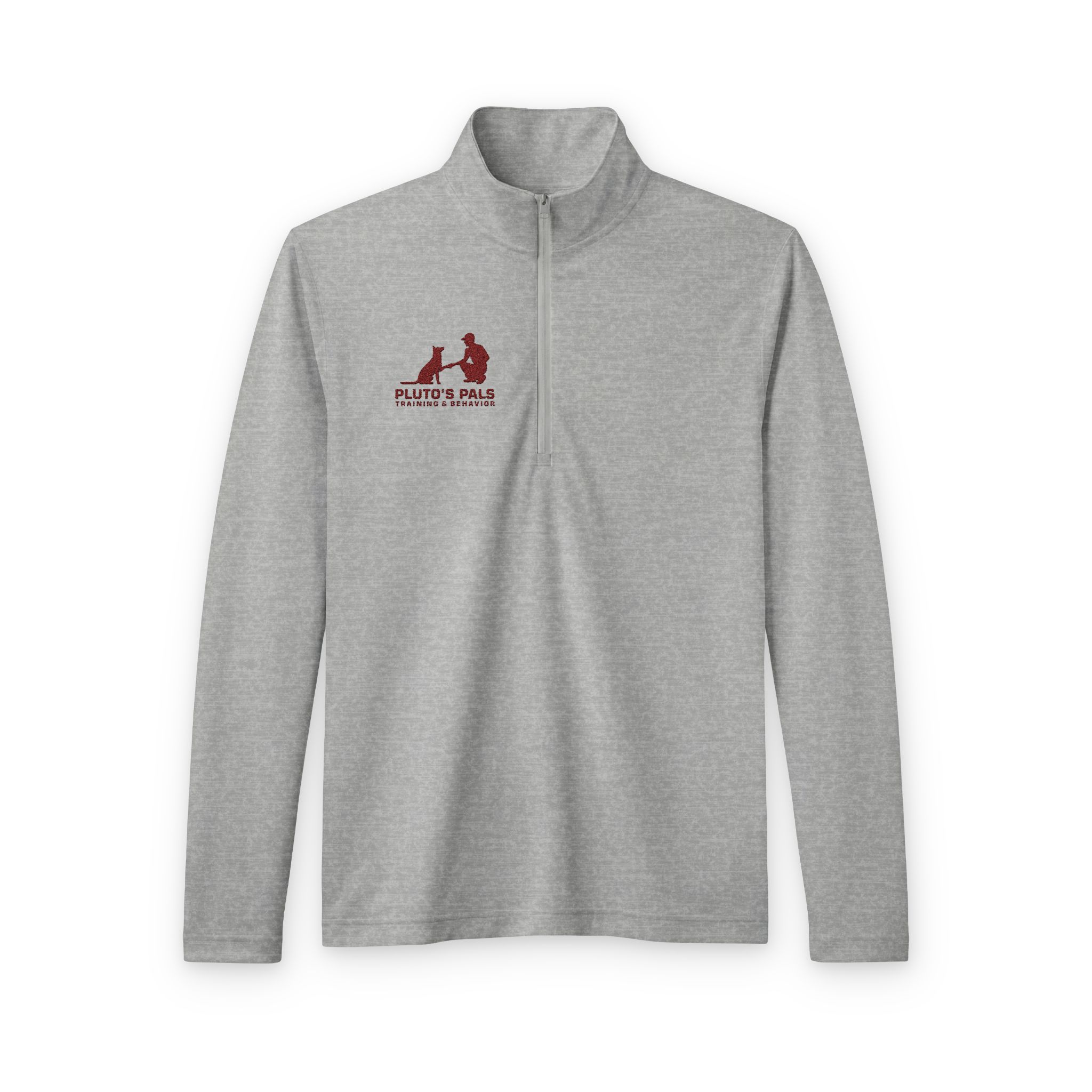 Quarter-Zip Pullover - 'Paws & Play' Red Dog Logo - Image 3