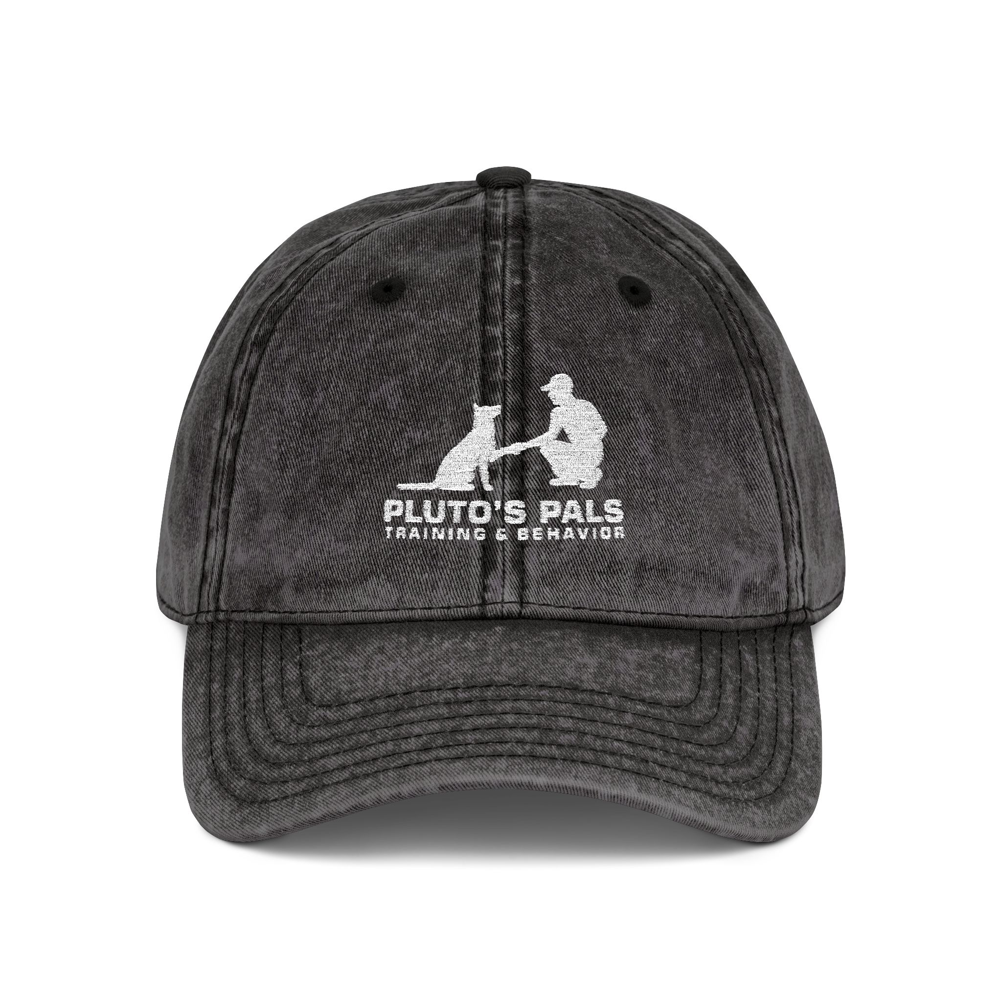 Vintage Embroidered Baseball Cap — Pluto & Earl Pet Rescue Logo - Image 9