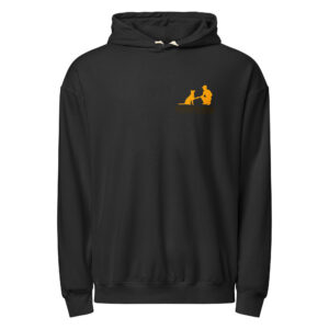 Unisex garment-dyed lightweight hoodie